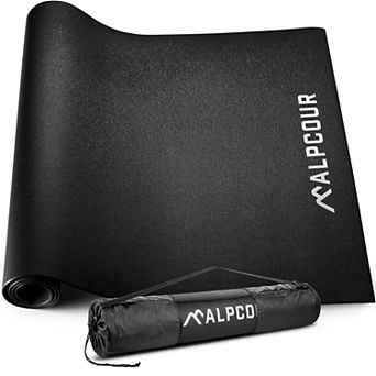 Alpcour 36"x78" Bike Trainer Mat - Water-Resistant, Anti-Slip, Noise Insulating Multipurpose Floor Protecto