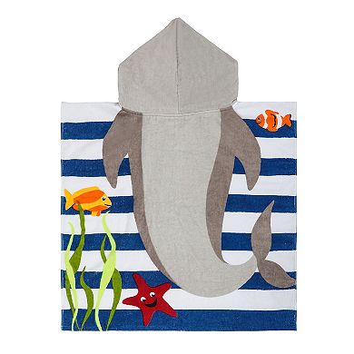 Shark Hooded Towel Poncho by The Big One Kids™