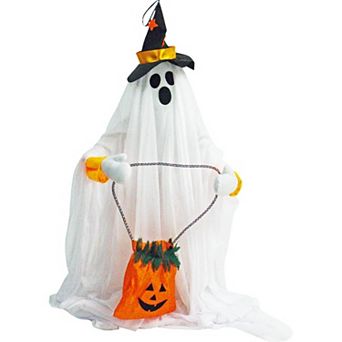 27" Animatronic Ghost with Lights and Music Halloween Decoration