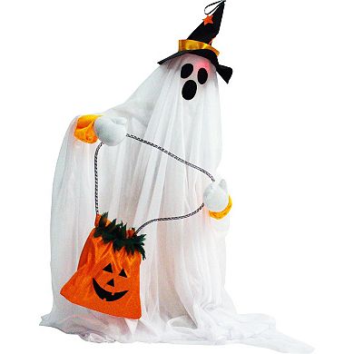 27" Animatronic Ghost with Lights and Music Halloween Decoration