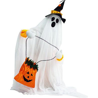 27" Animatronic Ghost with Lights and Music Halloween Decoration