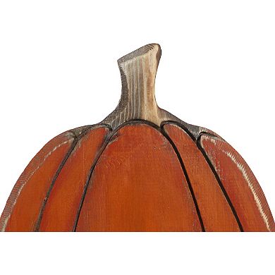 18" Pumpkin Battery Operated Centerpiece Halloween Tabletop Decoration