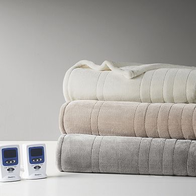 Beautyrest Microplush WiFi Enabled Heated Blanket