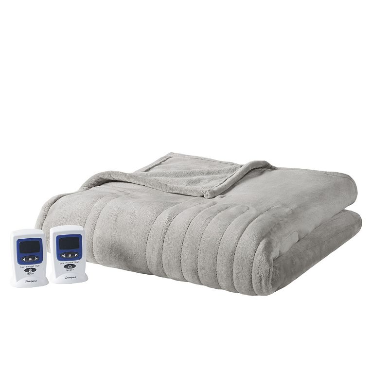 Sunbeam slumber rest fleece electric blanket hot sale