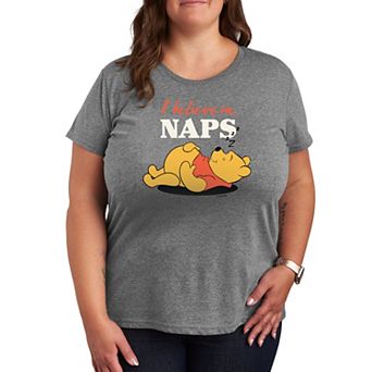 Disney's Winnie The Pooh Plus I Believe In Naps Graphic Tee