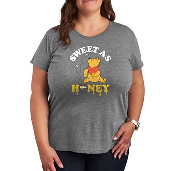Disney's Winnie The Pooh Plus Sweet As Honey Graphic Tee