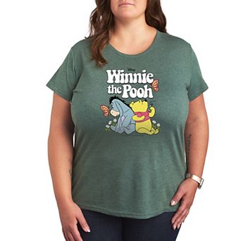 Disney's Winnie The Pooh Eeyore and Pooh Plus Retro Graphic Tee