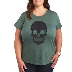 Plus size 2024 skull clothing