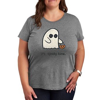 Plus Size It's Spooky Time Graphic Tee