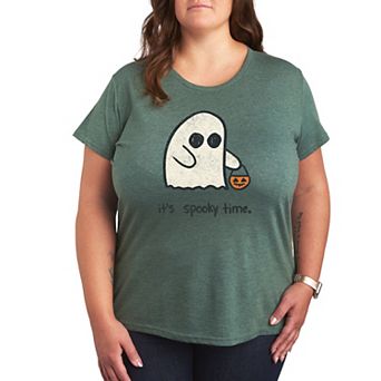 Plus Size It's Spooky Time Graphic Tee