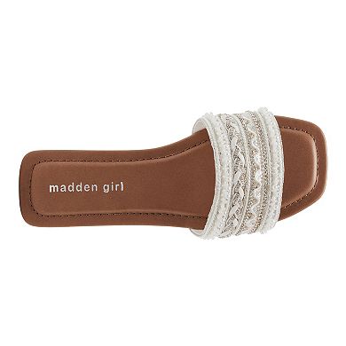 madden girl Thread Women's Slide Sandals