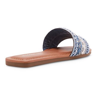 madden girl Thread Women's Slide Sandals