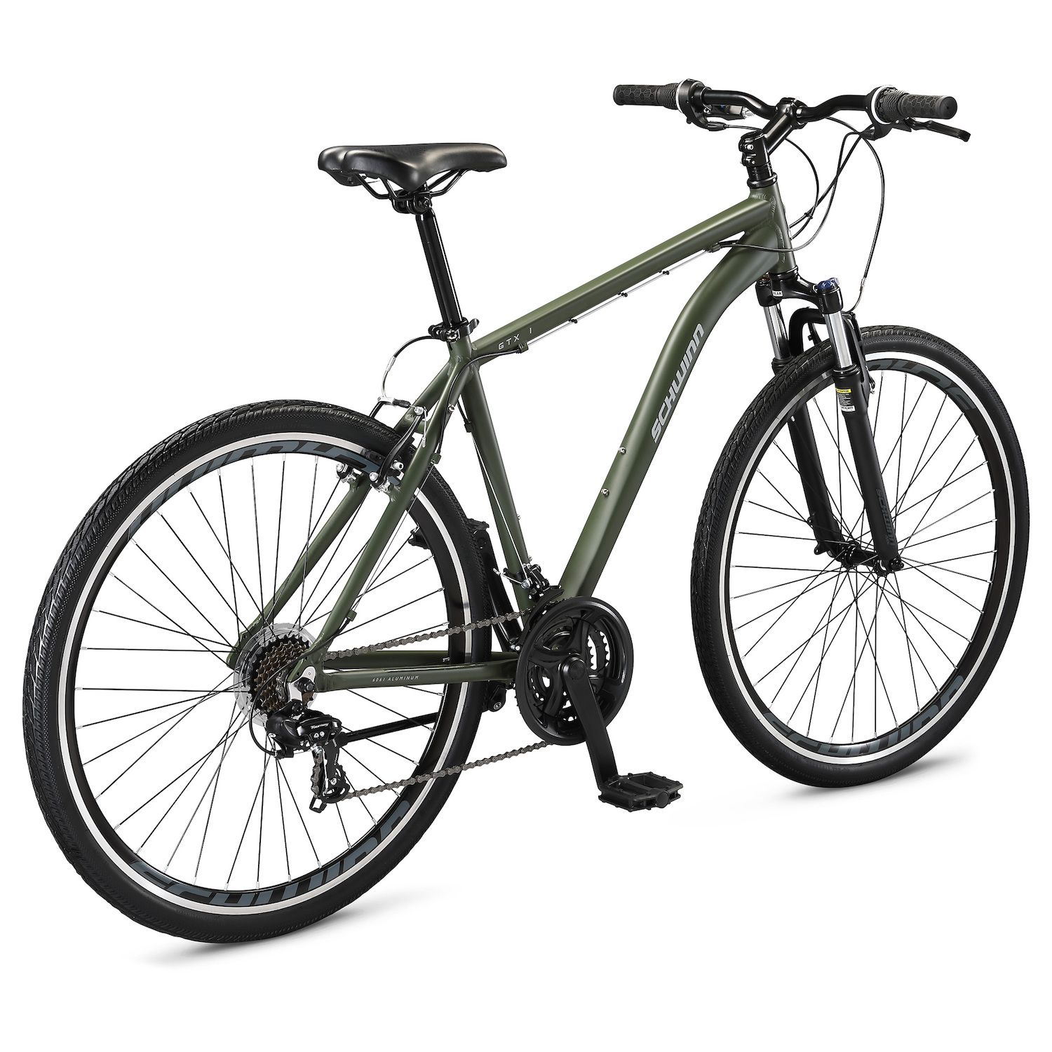 Schwinn Men's GTX 1 Dual Sport Hybrid Bike 700c Wheel 21 Speed