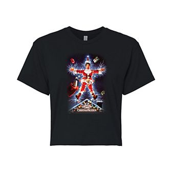 Juniors' National Lampoon's Christmas Vacation Electric Santa Graphic Tee