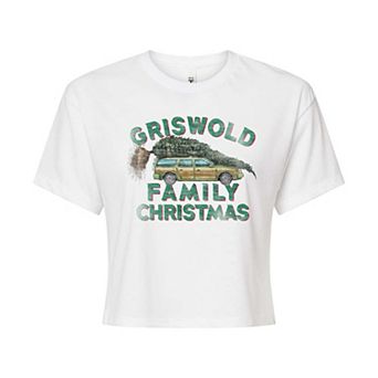 Juniors' National Lampoon's Christmas Vacation Tree Graphic Tee