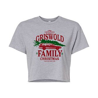 Juniors' National Lampoon's Christmas Vacation Griswold Graphic Tee