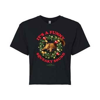 Juniors' National Lampoon's Christmas Vacation Squeaky Sound Graphic Tee