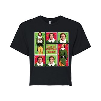 Juniors' Elf Full Of Christmas Cheer Graphic Tee
