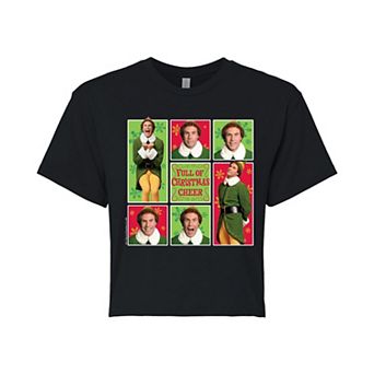 Juniors' Elf Full Of Christmas Cheer Graphic Tee