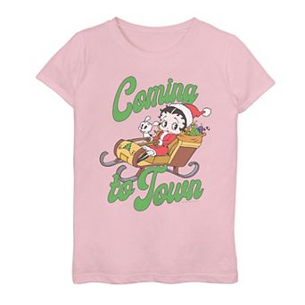 Girls Betty Boop Coming To Town Graphic Tee