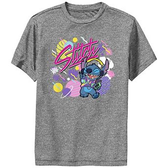 Disney's Lilo & Stitch Boys 8-20 90s Rock Stitch Performance Tee