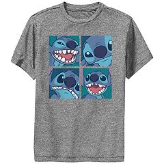 Boy's Lilo & Stitch Experiment 626 I Don't Do Mornings Pull Over Hoodie -  Athletic Heather - Large