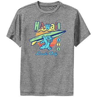 Disney's Lilo & Stitch Boys 8-20 Hawaii Locals Only Stitch Performance Tee