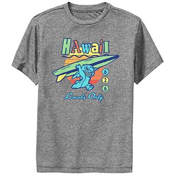 Disney's Lilo & Stitch Boys 8-20 Hawaii Locals Only Stitch Performance Tee