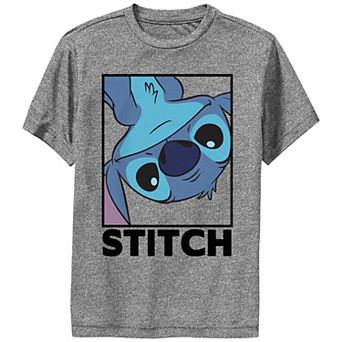 Disney's Lilo & Stitch Boys 8-20 Upside Down Stitch Performance Tee