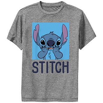 Disney's Lilo & Stitch Boys 8-20 Surprised Stitch Performance Tee
