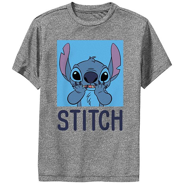 Disney's Lilo & Stitch Boys 8-20 Surprised Stitch Performance Tee