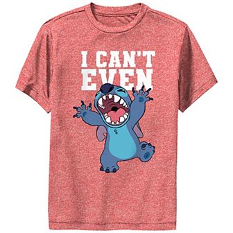 Disney's Lilo & Stitch Boys 8-20 I Can't Even Stitch Performance Tee