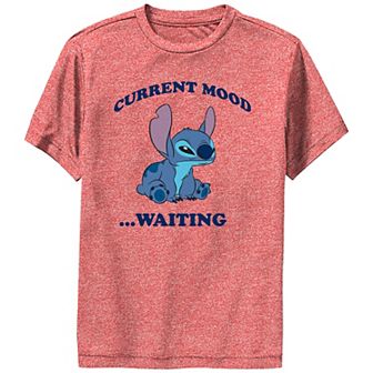 Disney's Lilo & Stitch Boys 8-20 Waiting Mood Stitch Performance Tee