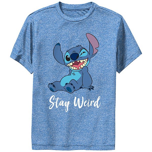 Disney's Lilo & Stitch Boys 8-20 Stay Chill & Weird Stitch Performance Tee