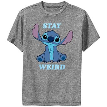 Disney's Lilo & Stitch Boys 8-20 Stay Weird Stitch Performance Tee