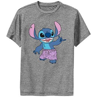 Disney's Lilo & Stitch Boys 8-20 Shaka Greeting Stitch Performance Tee