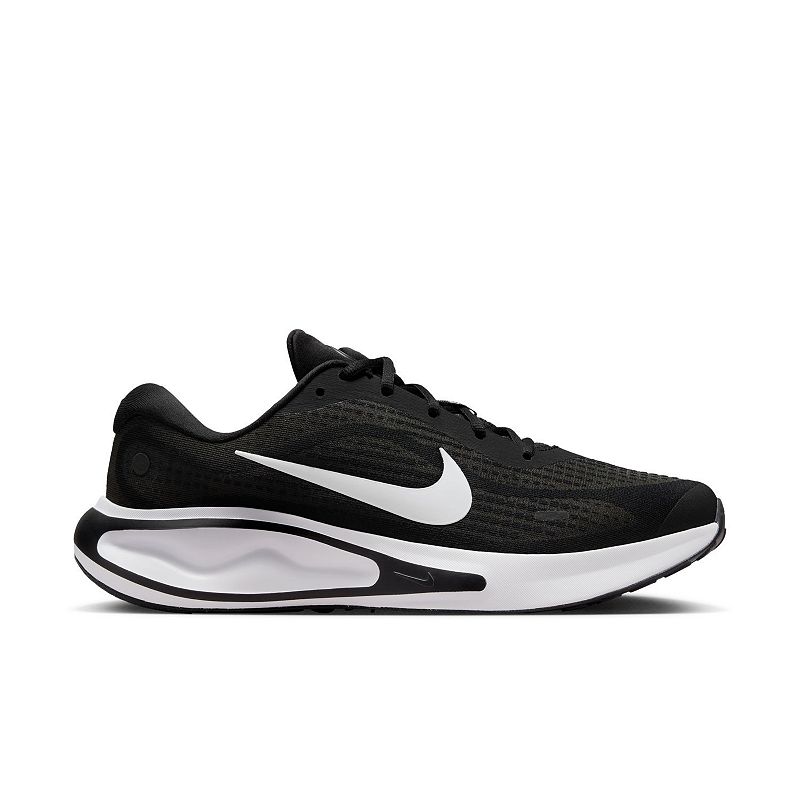 Nike Journey Run Men's Road Running Shoes, Size: 8.5, Black White