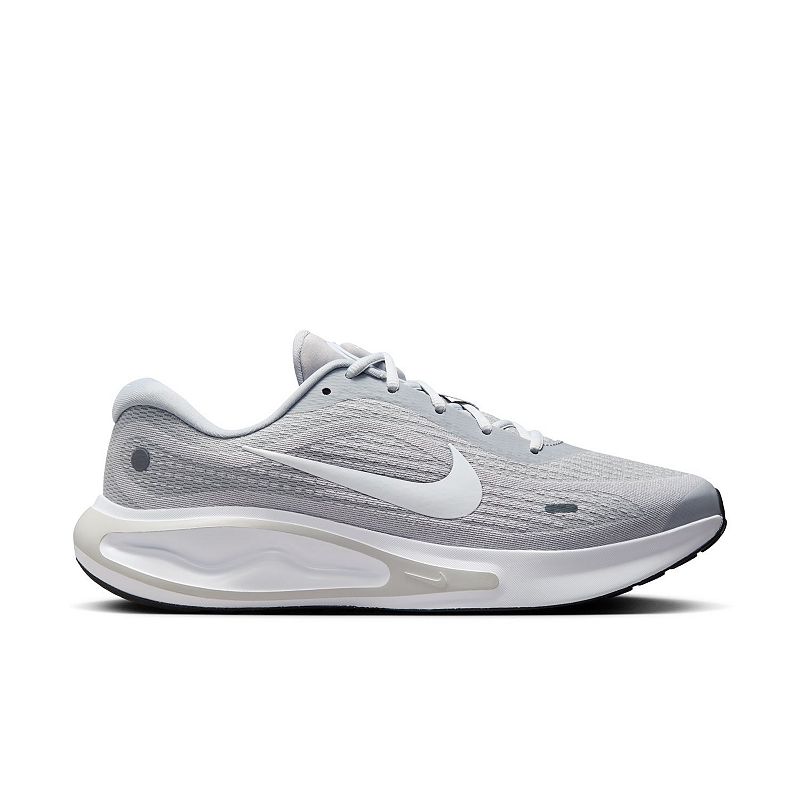 Nike Journey Run Men's Road Running Shoes, Size: 12, Wolf Gray White