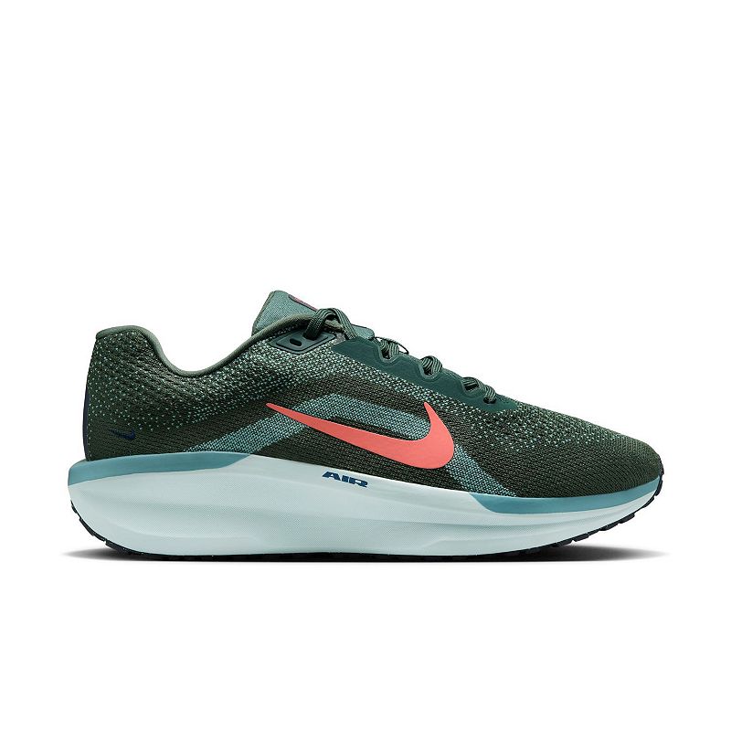 Nike Winflo 11 Men's Road Running Shoes, Size: 13, Vintage Green Ember