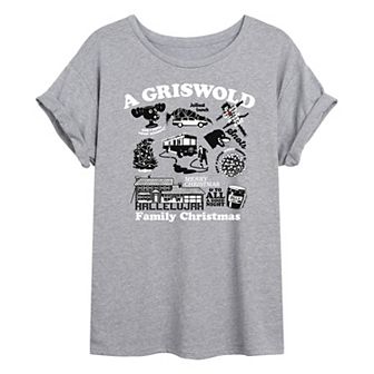 Juniors' Christmas Vacation Griswold Item Graphic Tee