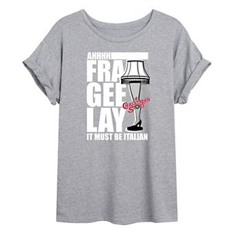 Juniors' A Christmas Story Fra Gee Lay Graphic Tee