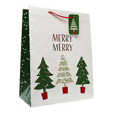 Christmas Three Trees Large Gift Bag