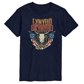 Big & Tall Lynyrd Skynyrd Steer Skull Graphic Tee