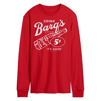 Men's Barq's Vintage Ad Long Sleeve Graphic Tee
