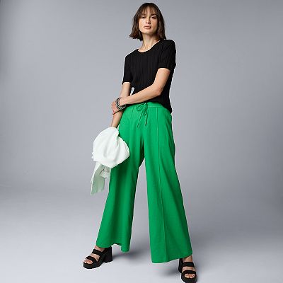 Women s Simply Vera Vera Wang Wide Leg Pants