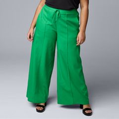 Womens Green Simply Vera Vera Wang Bottoms, Clothing