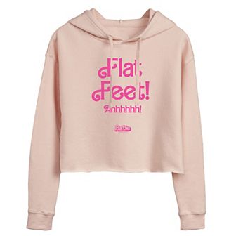 Juniors' Barbie The Movie Flat Feet Graphic Tee