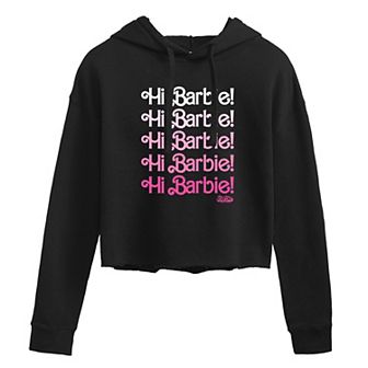 Juniors' Barbie The Movie Hi Barbie Graphic Tee