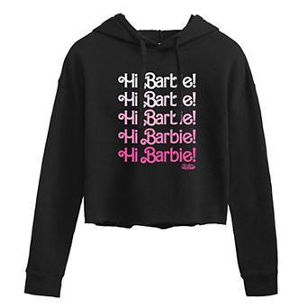 Juniors' Barbie The Movie Hi Barbie Graphic Tee