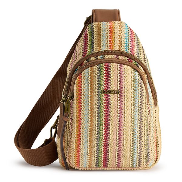Rosetti Julia Sling Bag - Mini Shell Straw
